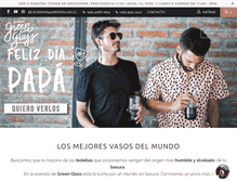 Tablet Screenshot of greenglass.cl